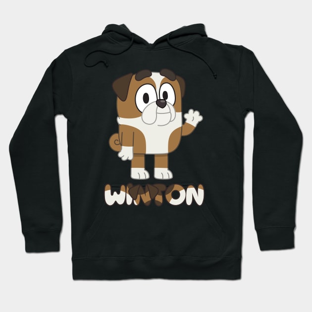 Winton is English bulldog Hoodie by KOMIKRUKII